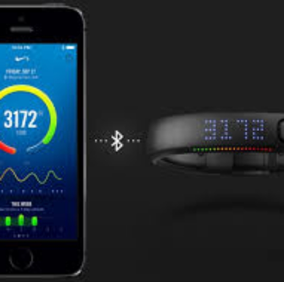 Nike + Plus Fuel Band Steel Activity Tracker Bluetooth iOS Size Small - Picture 2 of 8